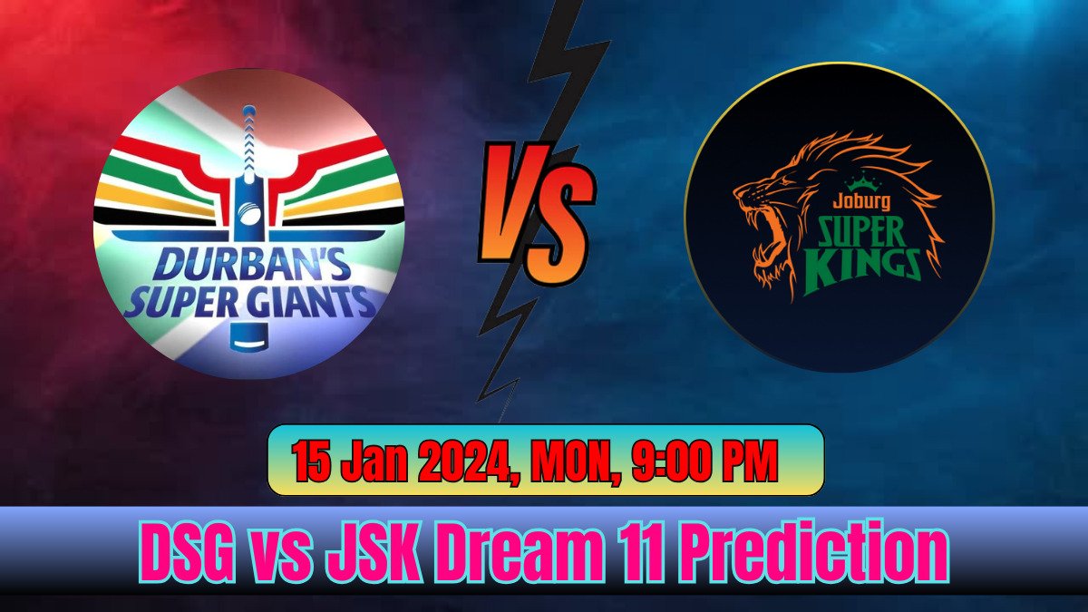 DSG vs JSK Dream 11 Prediction in Hindi