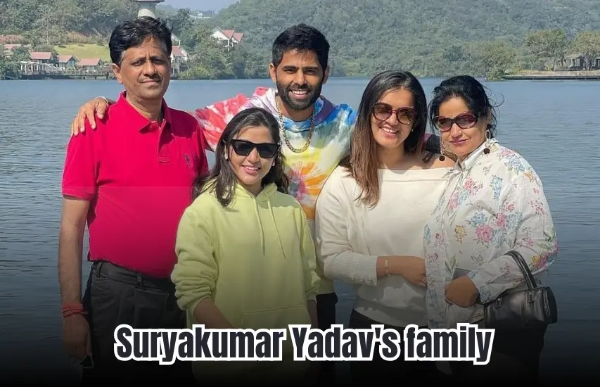 Suryakumar Yadav's family