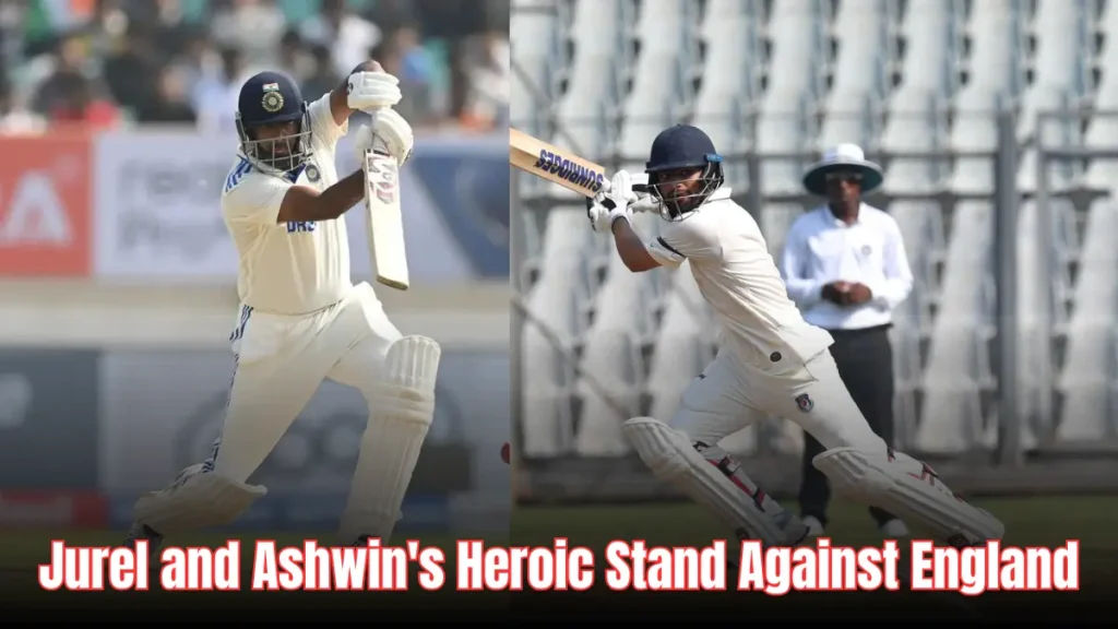 Jurel and Ashwin's Heroic Stand Against England