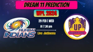 MUM-W vs UP-W Dream 11 Prediction